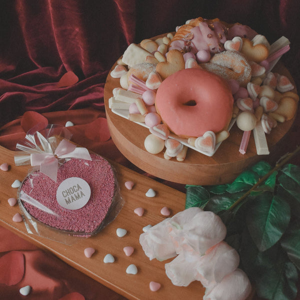 The Pink Heart On Dessert Box