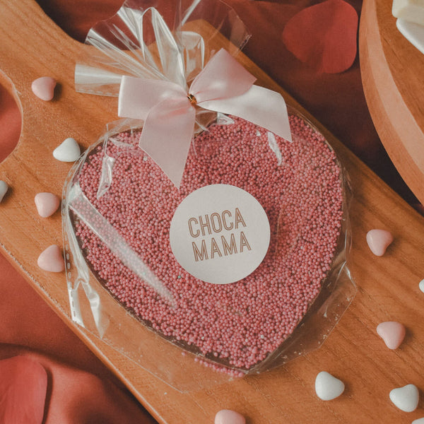 The Pink Heart On Dessert Box