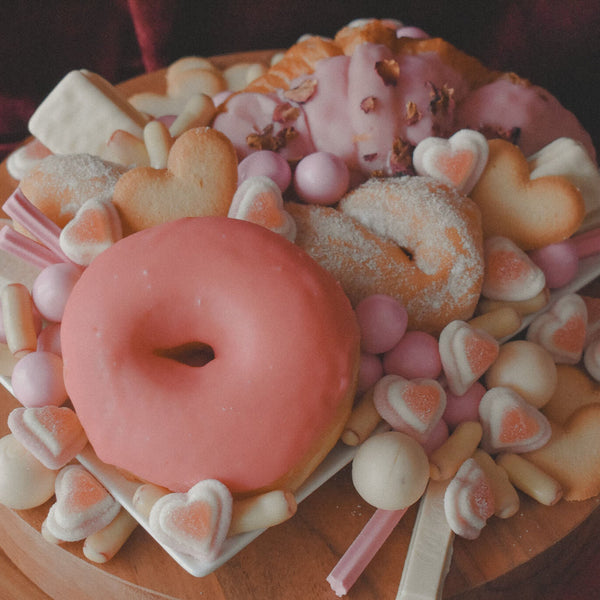 The Pink Heart On Dessert Box