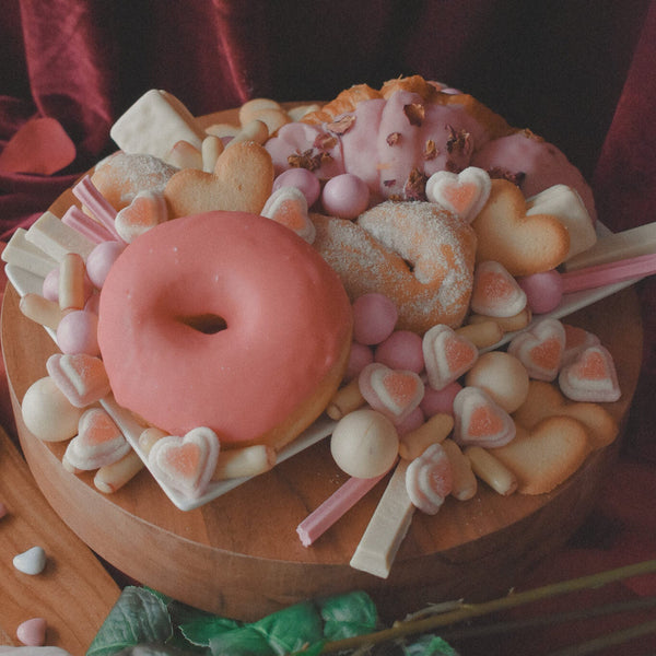 The Pink Heart On Dessert Box