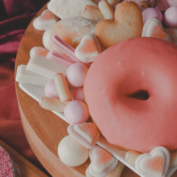 The Pink Heart On Dessert Box