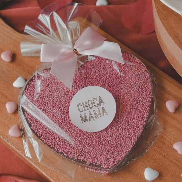 The Pink Heart On Dessert Box