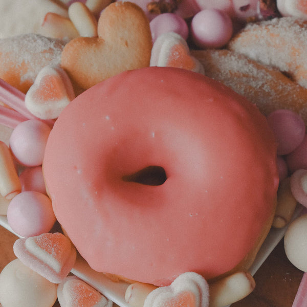 The Pink Heart On Dessert Box