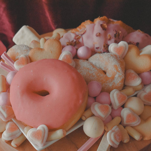 The Pink Heart On Dessert Box