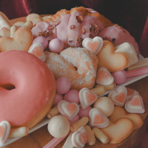 The Pink Heart On Dessert Box
