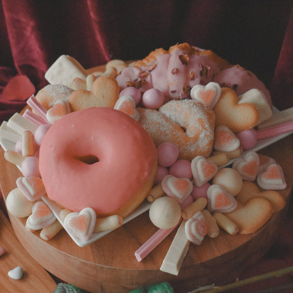 The Pink Heart On Dessert Box