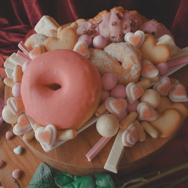 The Pink Heart On Dessert Box