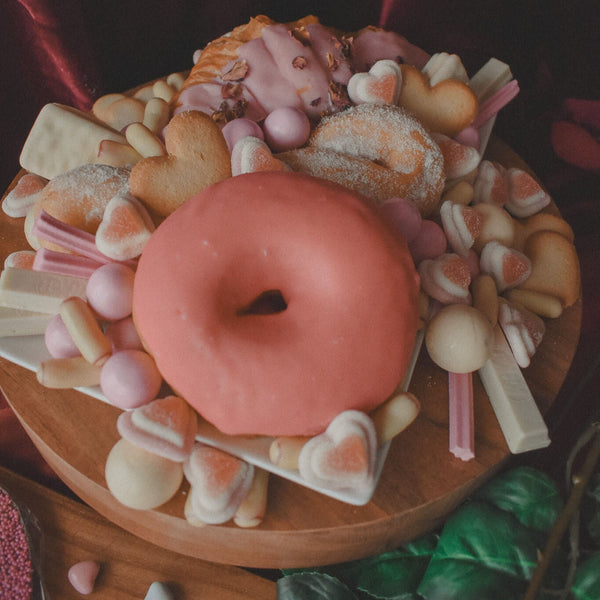 The Pink Heart On Dessert Box