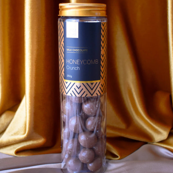 A tube of milk chocolate honeycomb crunch from Chocamama.