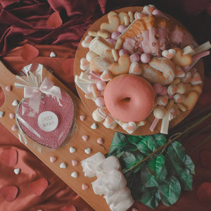 The Pink Heart On Dessert Box