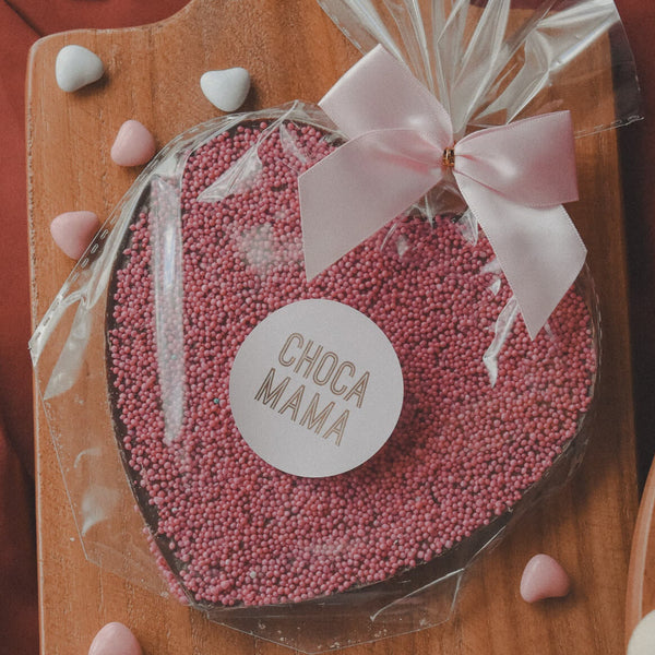 The Pink Heart On Dessert Box