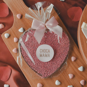 The Pink Heart On Dessert Box