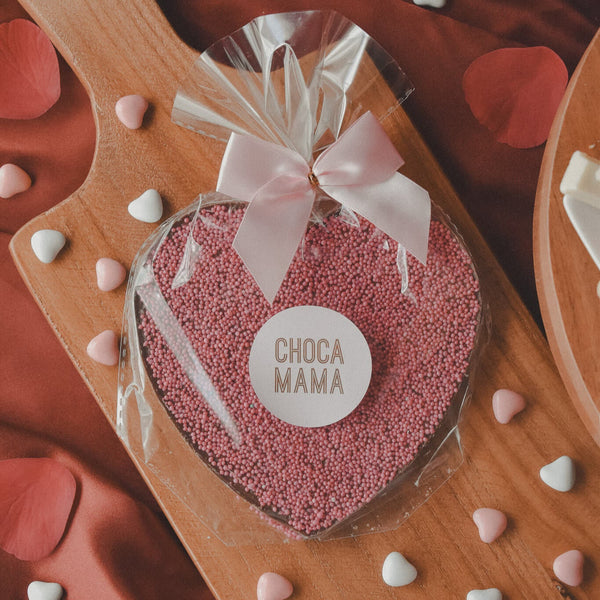 The Pink Heart On Dessert Box