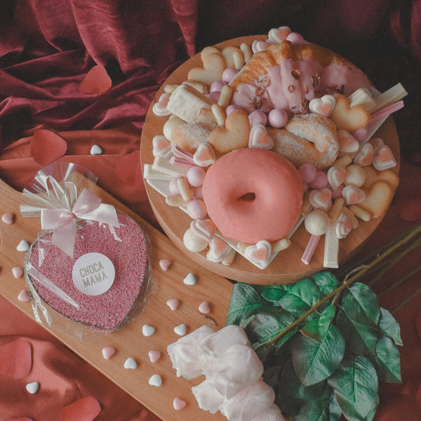 The Pink Heart On Dessert Box