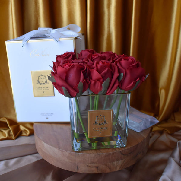 Couture Nine Rose Buds (Carmine Red)