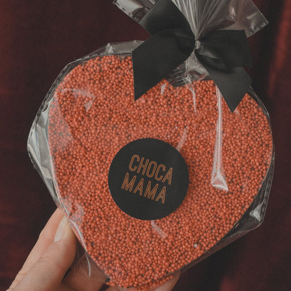 The Red Heart On Dessert Box