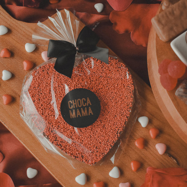 The Red Heart On Dessert Box