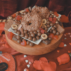 The Red Heart On Dessert Box