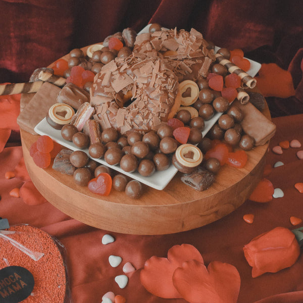 The Red Heart On Dessert Box