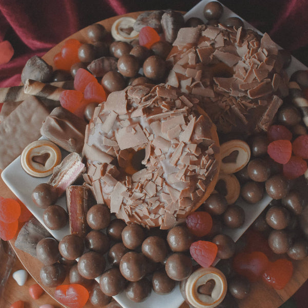 The Red Heart On Dessert Box