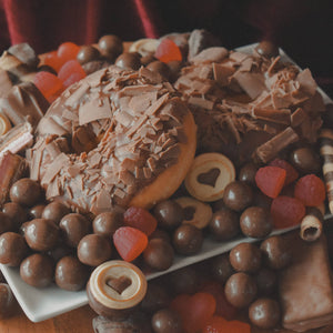 The Red Heart On Dessert Box