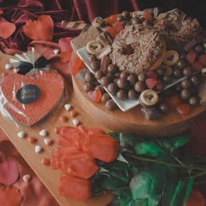 The Red Heart On Dessert Box
