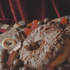 The Red Heart On Dessert Box