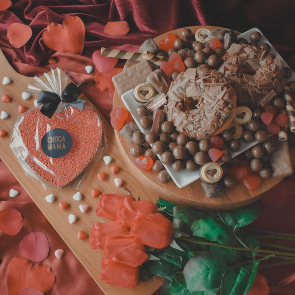 The Red Heart On Dessert Box