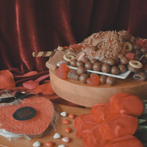 The Red Heart On Dessert Box