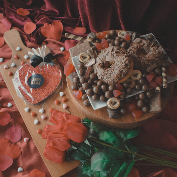 The Red Heart On Dessert Box